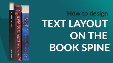 Text layout on the book spine