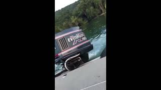 Evinrude XP 150 takeoff