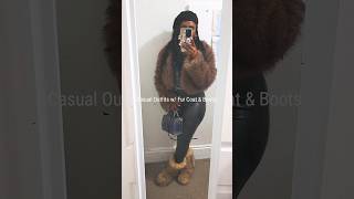 Winter Outfits w/ Fur Coat & Boots feat. SHEIN 😍