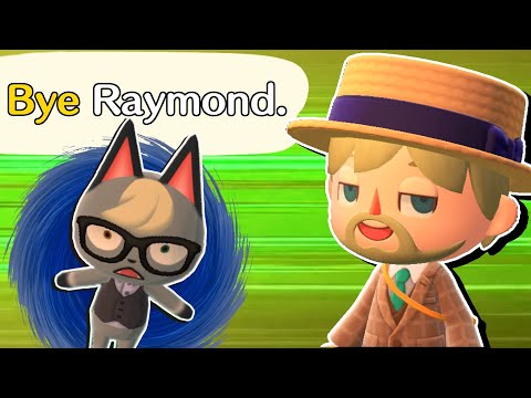 Exiling Raymond | ACNH Spooky Villager Hunting