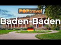 Walking in BADEN-BADEN / Germany 🇩🇪- Autumn Tour - 4K 60fps (UHD)