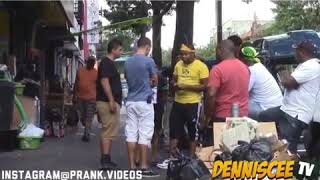 Stepping On Peoples Shoes In The Hood Prank - Gone Wrong