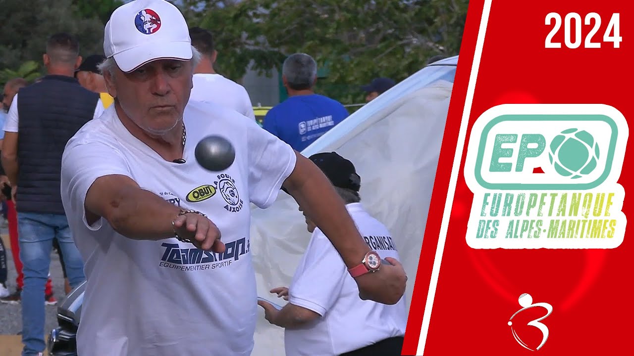 Miniature : 64e FOYOT vs MONACO : Europétanque triplette des Alpes-Maritimes à Cagnes-sur-Mer 2024