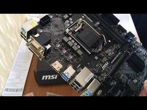 Распаковка MSI H310M PRO-VDH PLUS из Rozetka