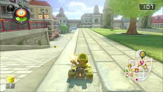 Mario Kart 8 Deluxe #004 Battle - Coin Runners (4 Round, Hard) With Gold Mario