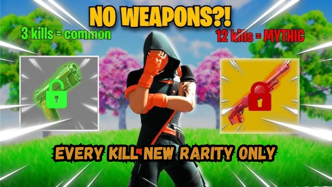 Every Kill = Weapon Upgrade in Fortnite!