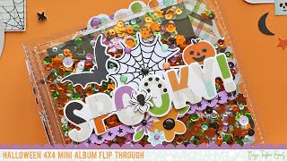 Halloween 4x4 Mini Album Flip Through