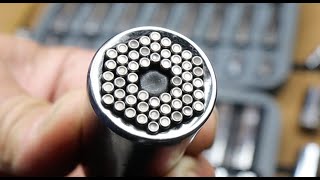 Hard No? The Gator Grip Universal Socket 7mm-19mm in one socket. Not 100% worthless. Maybe 97% awful