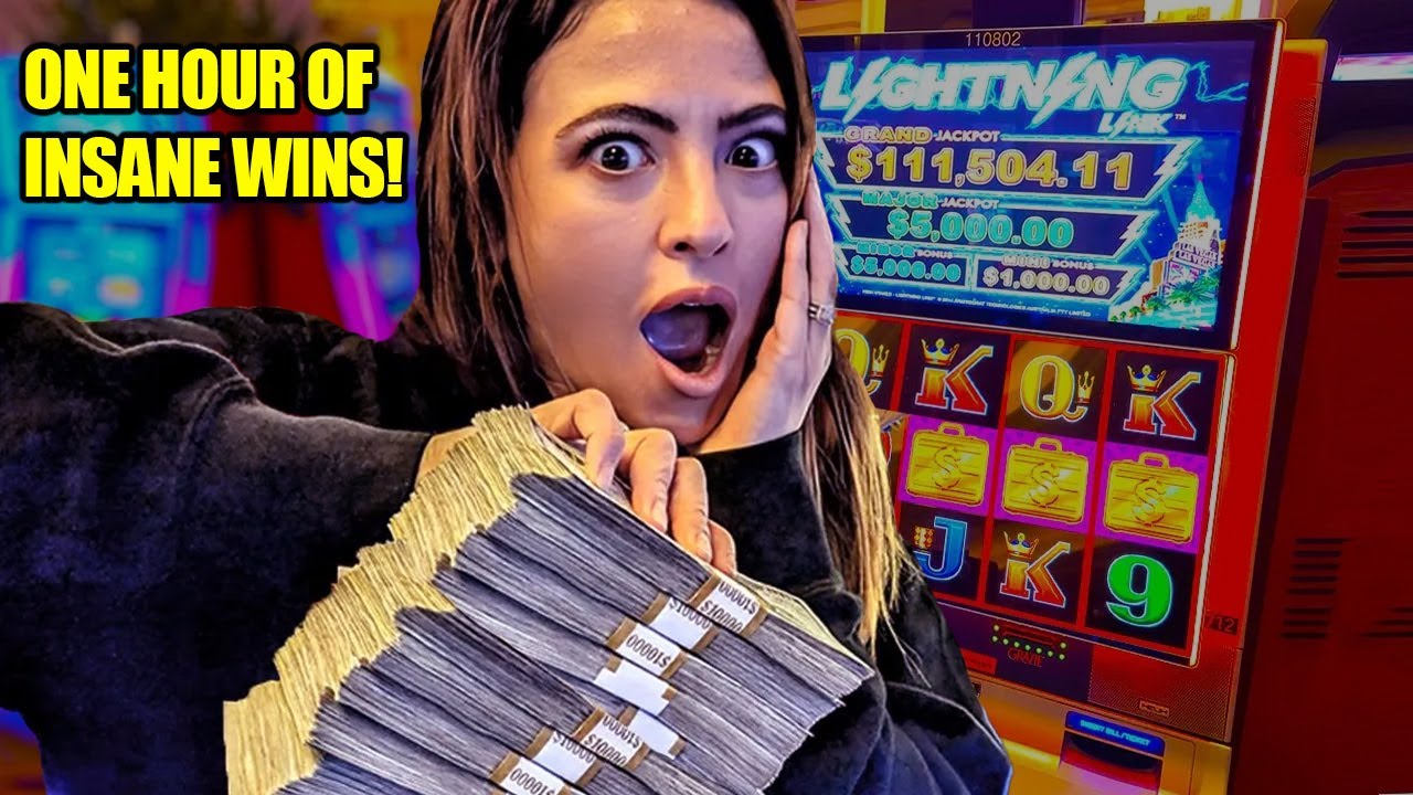 Winning $89,000 In One Hour Of EPIC Lightning Link Slot WINS!