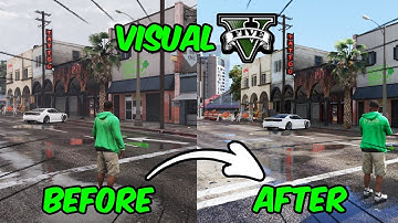How To Install Graphics Mod In GTA 5 - 2023 | Visual V Graphics Mod | Low End Pc & High End Pc #67