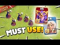 La meilleure nouvelle troupe  super sorcire  facile 3 toiles clash of clans