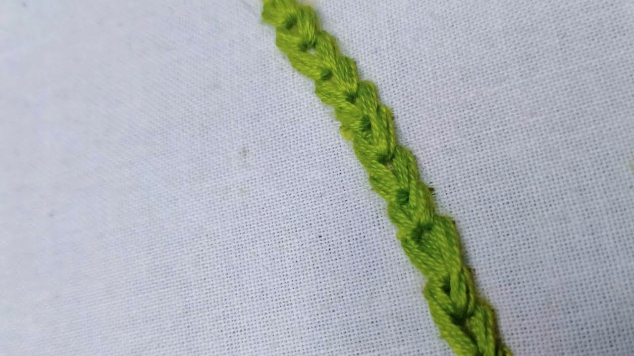 Basic stitches Tutorial Embroidery By RP