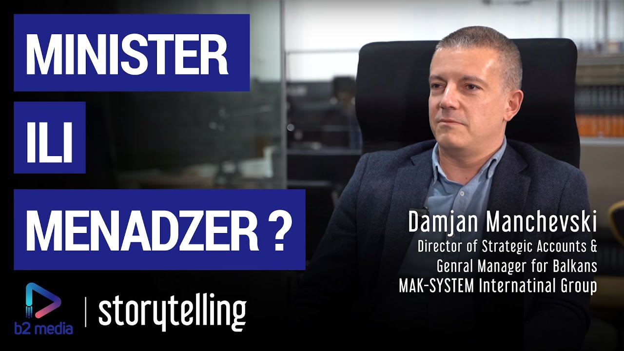 MINISTER ILI MENADZER? | Damjan Manchevski | STORYTELLING 12