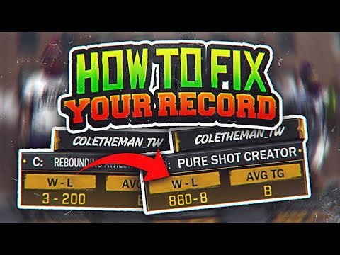 NBA 2K18 HOW TO FIX YOUR RECORD ???? NEVER LOSE AGAIN 100% - HOW TO WIN EVERY 2V2 & 3V3 PARK GAME ??