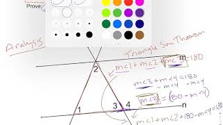 Proof using Triangle Sum Theorem