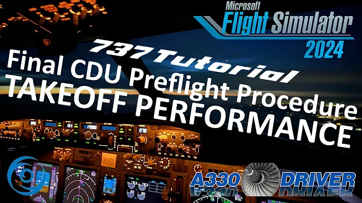 PMDG 737 Virtual Type Rating 6: Final CDU Preflight Procedure, Takeoff Performance | Real 737 Pilot