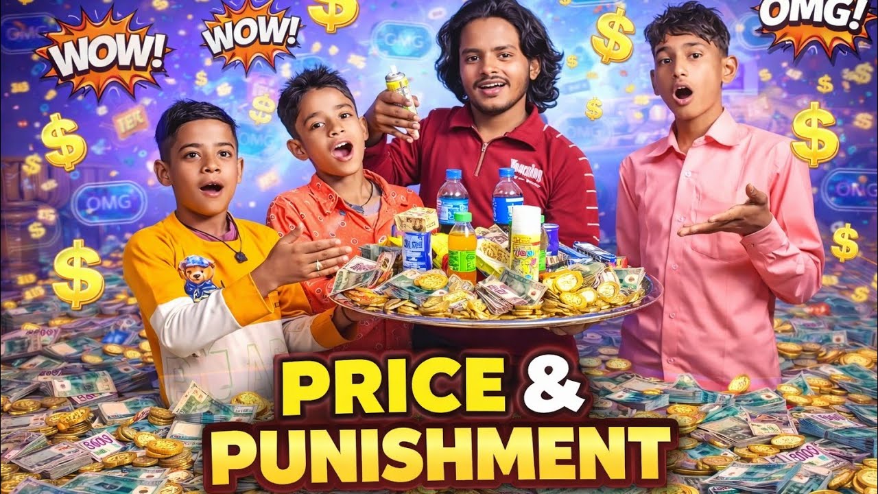 OMG! 😱 Itne prize 🏆 Ya Dangerous Punishment? 😳 Price & Punishment Challenge / boys shocked 😯 