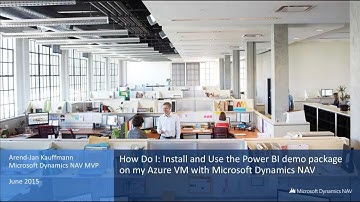 How Do I Install and Use the PowerBI Demo Package on my Azure VM with Microsoft Dynamics NAV