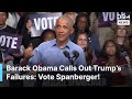 Obama Slams Trump & Republicans in Virginia: Calls for Support for Spanberger 🗳️