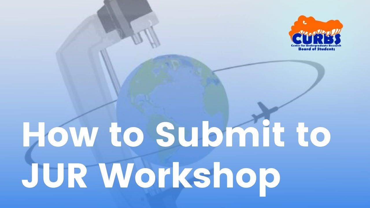 How to Submit to JUR - UF CURBS Workshop, Spring 2022