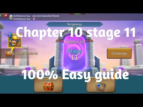 Lords mobile Vergeway chapter 10 Stage 11|Chapter 10 stage 11 easiest guide