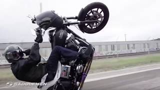 サドルマン□ステップアップシートフルラティスステッチ ブラック 【18