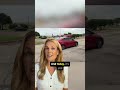 A viral video captured the moment floodwaters took over her car #flood #Waco #shocking