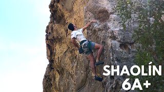 Escalando un 10a (6a+) | Shaolín No Desesperes | Piedra Romel Parte #1