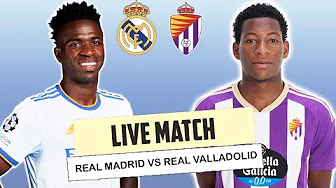 🔴 Real Madrid vs Real Valladolid | La Liga Live Watch Along Reaction thumbnail
