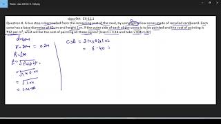 class 9th EX 11.1 q8 ncert maths