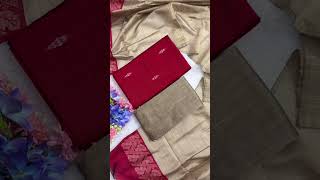 *Rawsilk 3 piece churidar material*More colours available Price ₹850 #churidharmaterial #churidar