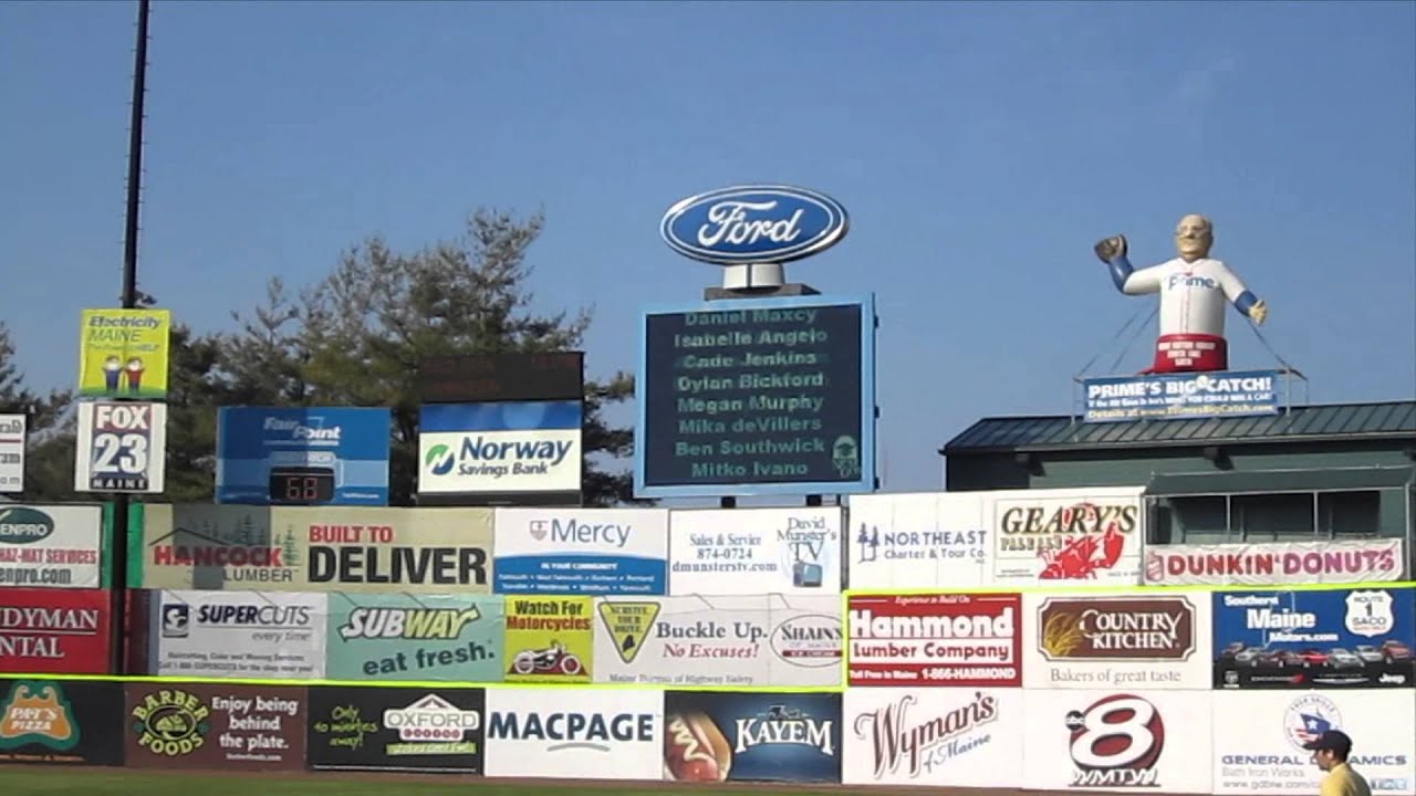 Portland Sea Dogs - Hadlock Field - Most Improved Student Day 6/1/13