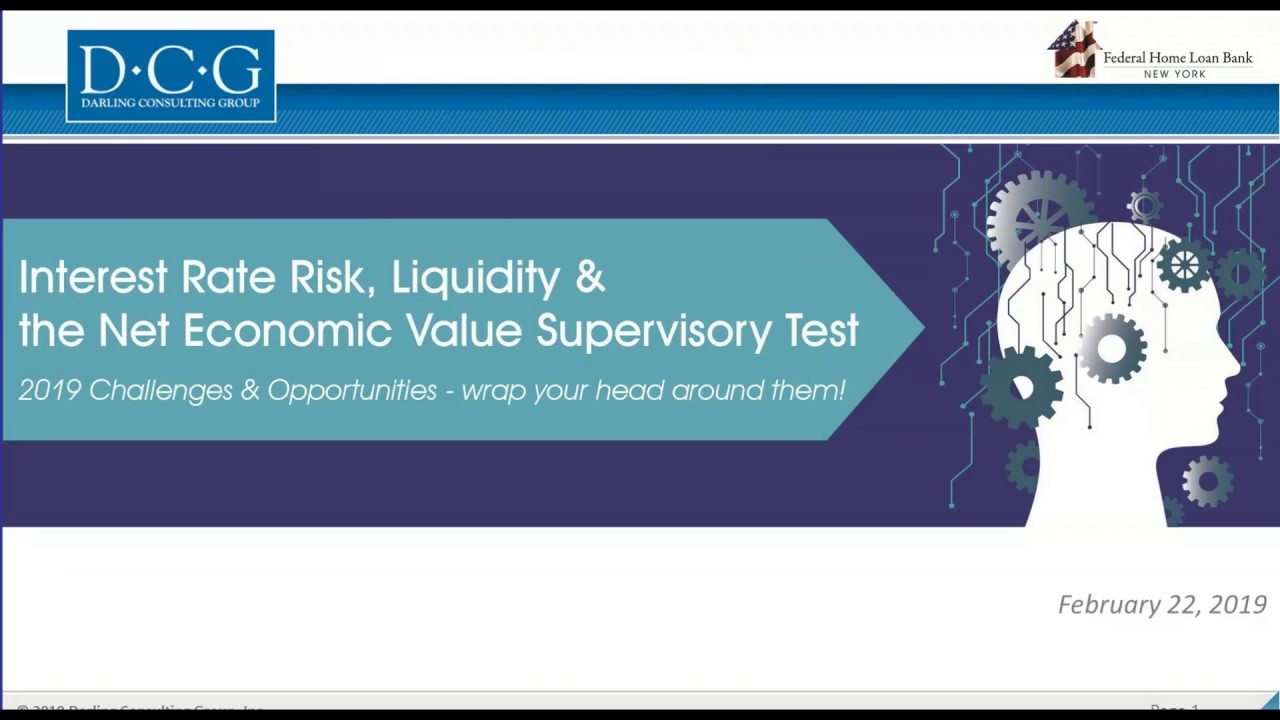 FHLBNY Webinar:  Interest Rate Risk, Liquidity & the Net Economic Value Supervisory Test