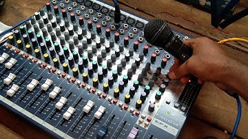 Soundcraft efx12 mixer me dd3 echo sound