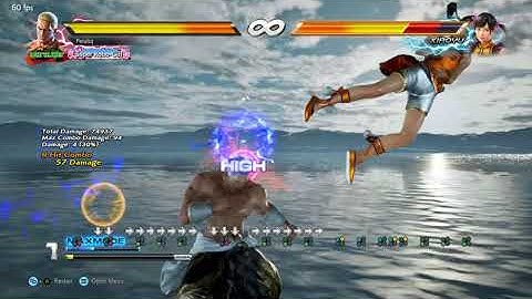 T7 Geese 2, F1 MAX cancel combo into reset