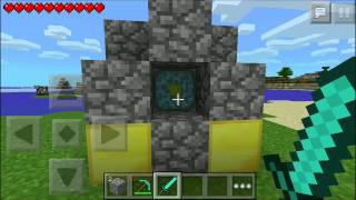 Minecraft Pocket Edition - How To Make The 'Mini Nether' screenshot 4