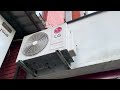 (on) LG artcool gallery air conditioner outdoor unit
