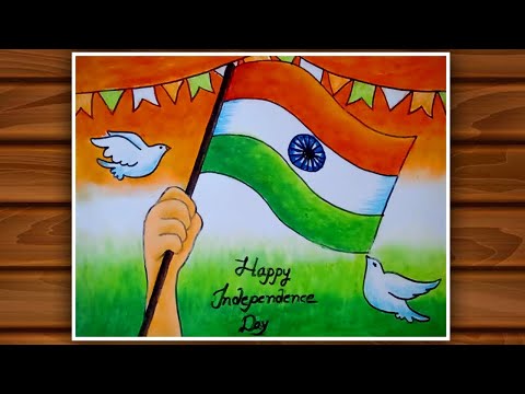 Independence day drawing|republic day drawing|Gandhi jayanti drawing . -  YouTube