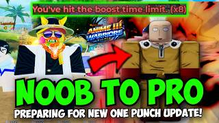 Getting MAX STACKED For New Update in Anime Warriors 3! Noob To Pro NO ROBUX
