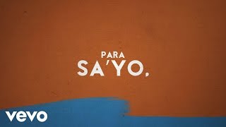 Juan Karlos Labajo - Para Sa 'Yo (lyric video) chords