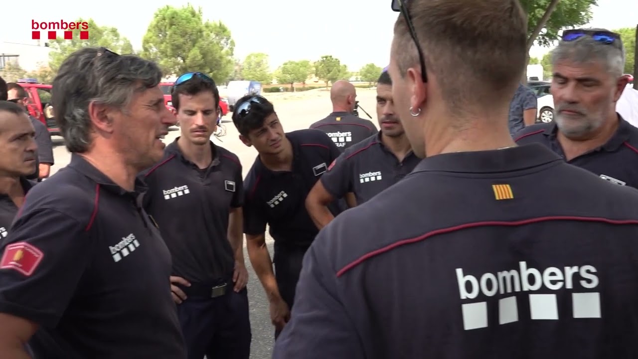 Expedició de Bombers als incendis d'Extremadura 18 d'agost de 2025