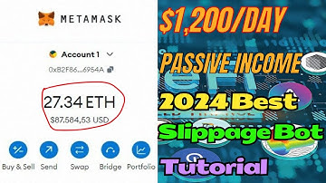 Slippage Bot Tutorial With Ethereum | Make $2,000 per day Passive Income | Mev Bot guide 2024