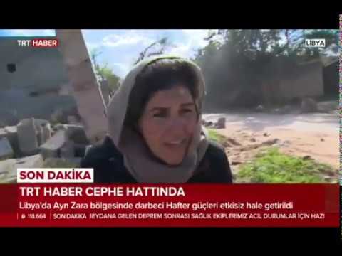 TRT Haber cephe hattında / Libya