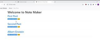 CS50 Final Project - Note Maker