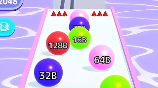 Ball Run 2048 🏆 Infinity Mode New Update Gameplay Part 203