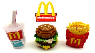 2015 HK McDonald's FOOD ICONS x Nanoblock Limited Edition Big Mac & Fries 