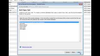 Swiftpage Act! v17 CRM Walkthrough - Creating Remote database files (RDB) via the web browser