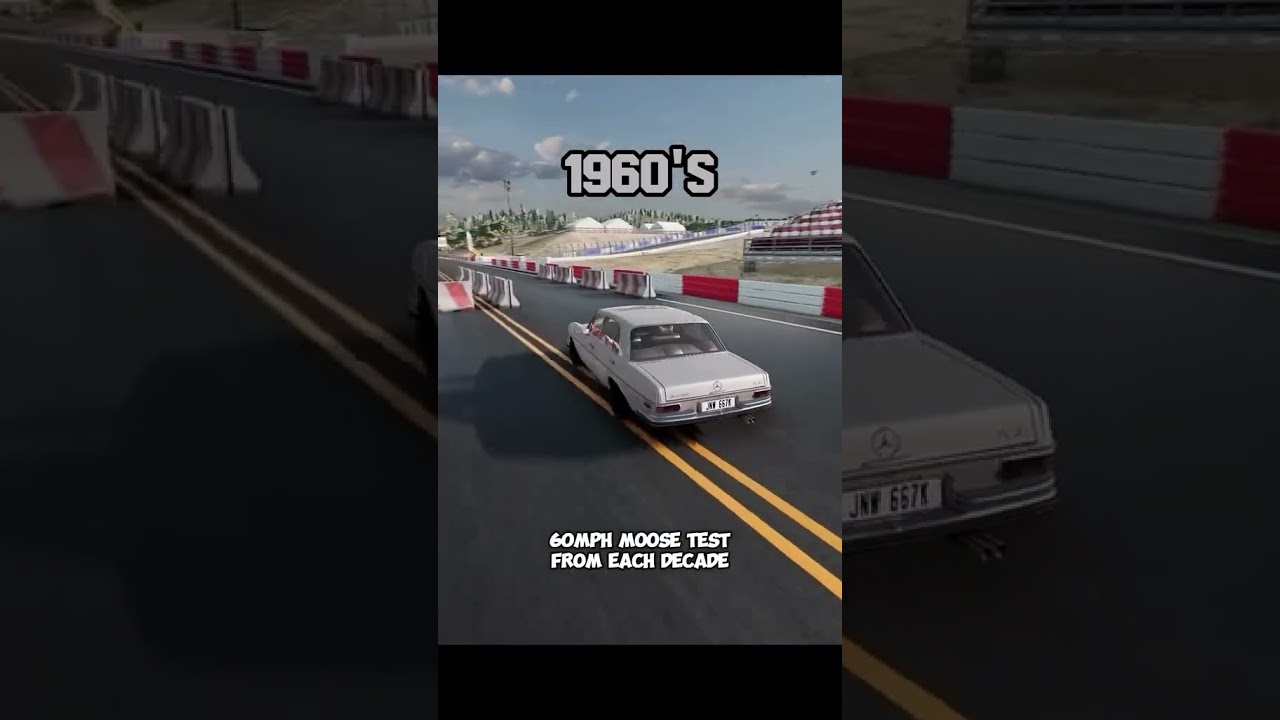 car video accident game testing video