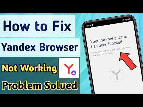 How to Fix Yandex Brower Not Working Problem Solved!!