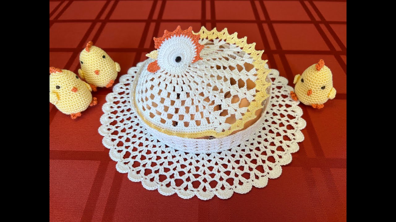 Украшение для Пасхального стола  - как связать корзинку